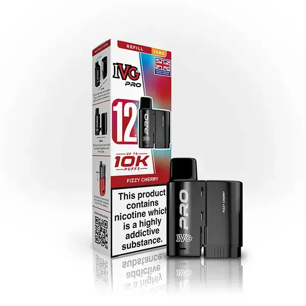 IVG Pro 12 Prefilled Pod - 10mg | Fizzy Cherry